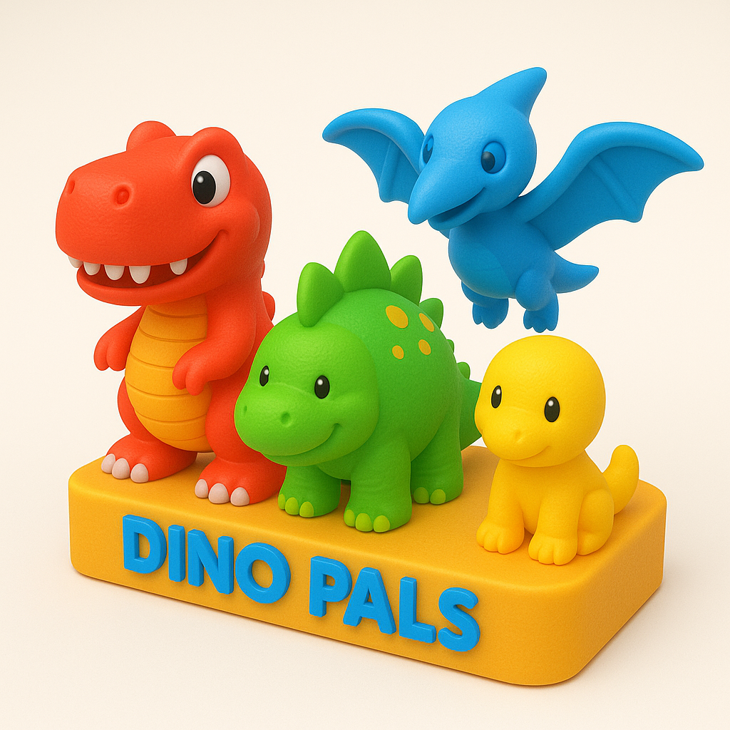 Dino Pals 3D Models