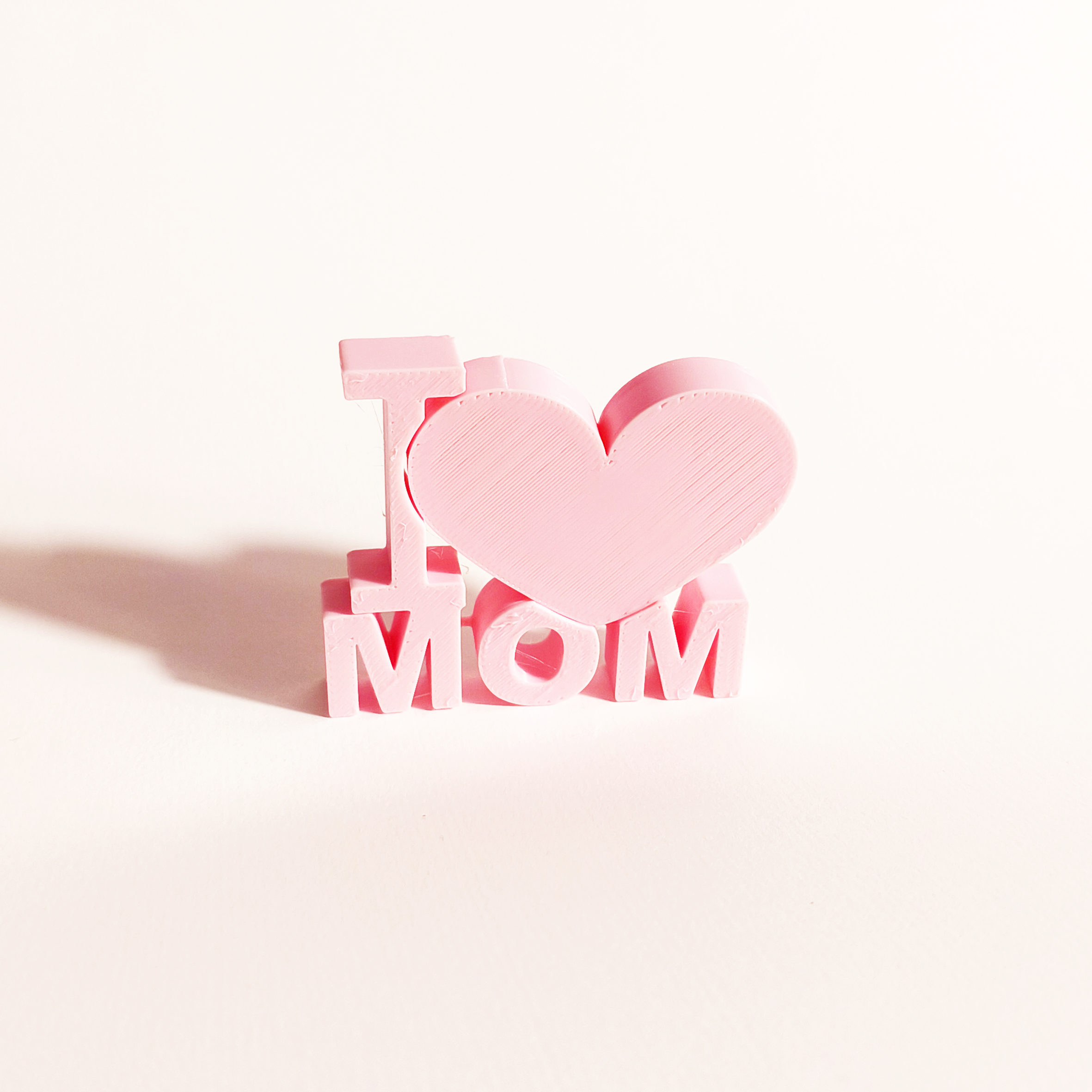 I LOVE MOM Sign