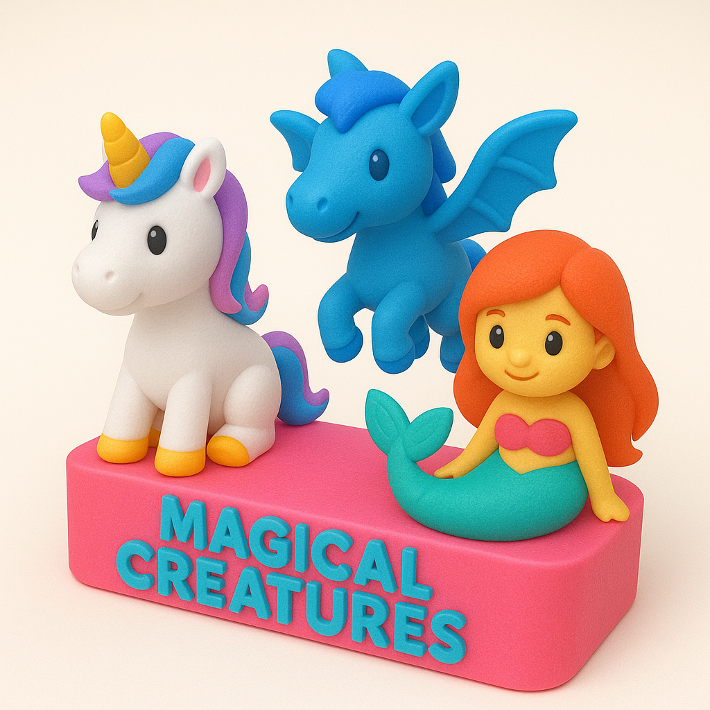 Magical Creatures 3D Models