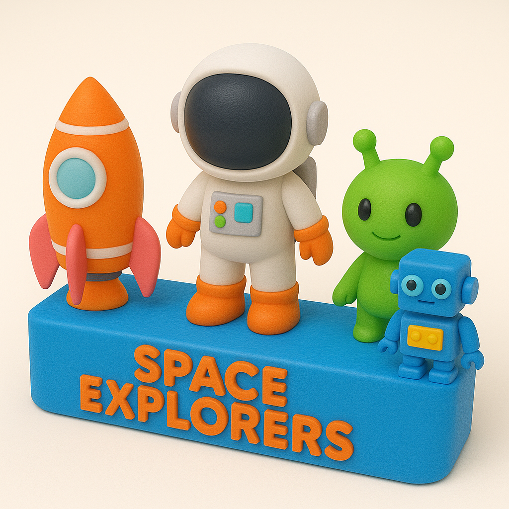 Space Explorers 3D Models