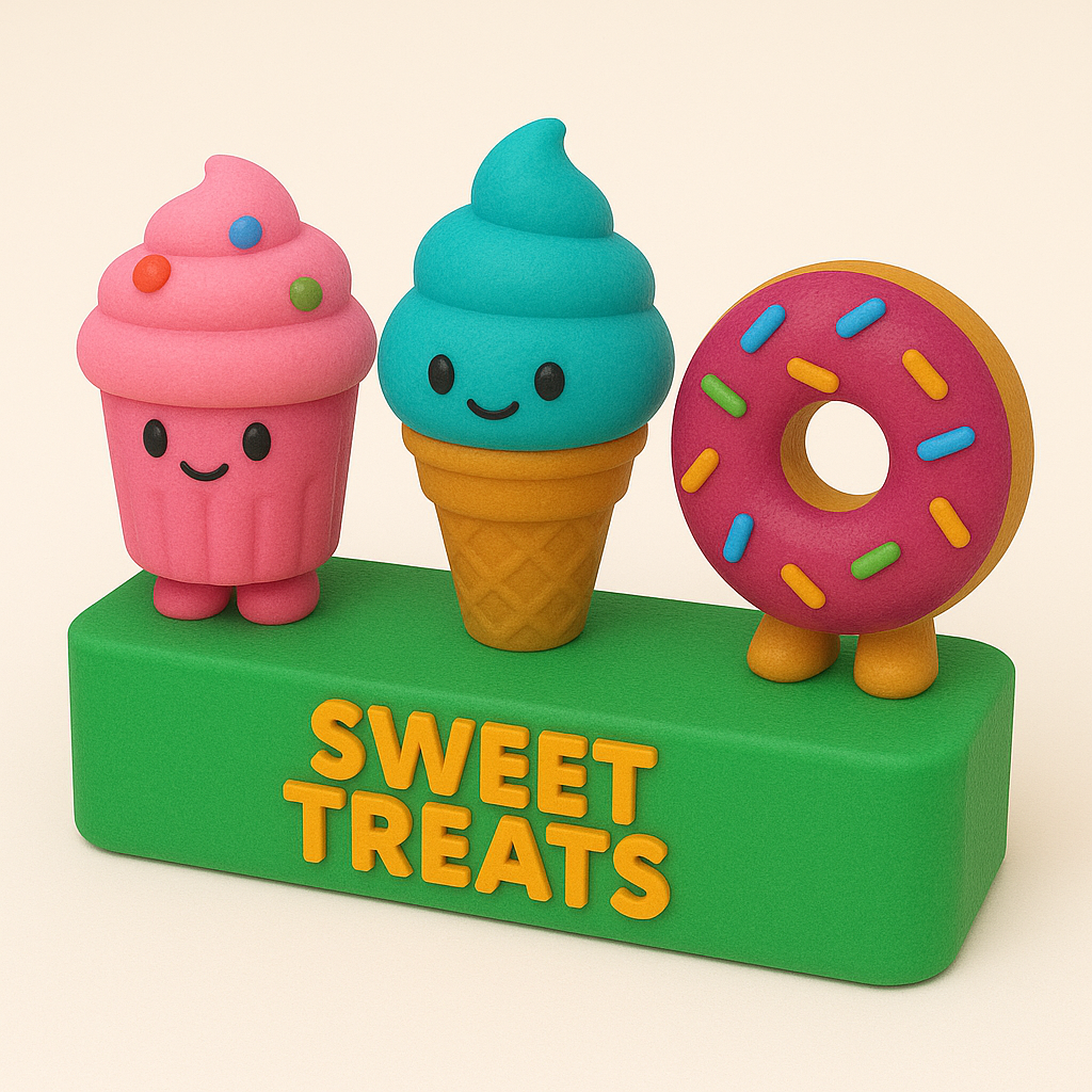 Sweet Treats 3D Models